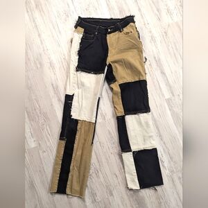 Color-Block Jeans